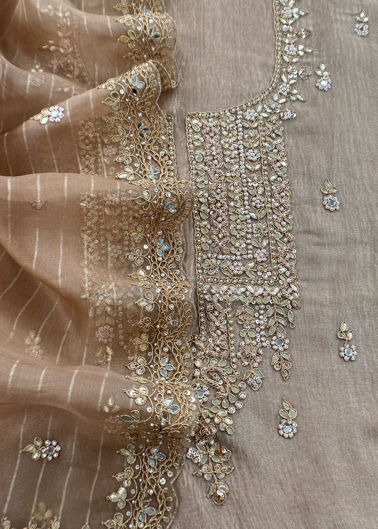 Indian ethnic wear tissue silk suits for women

