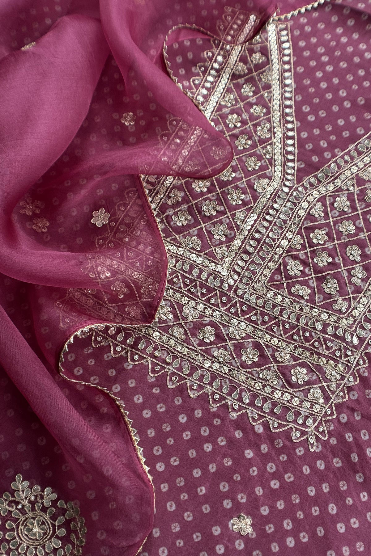 Festive celebration kora silk suit at the best price

