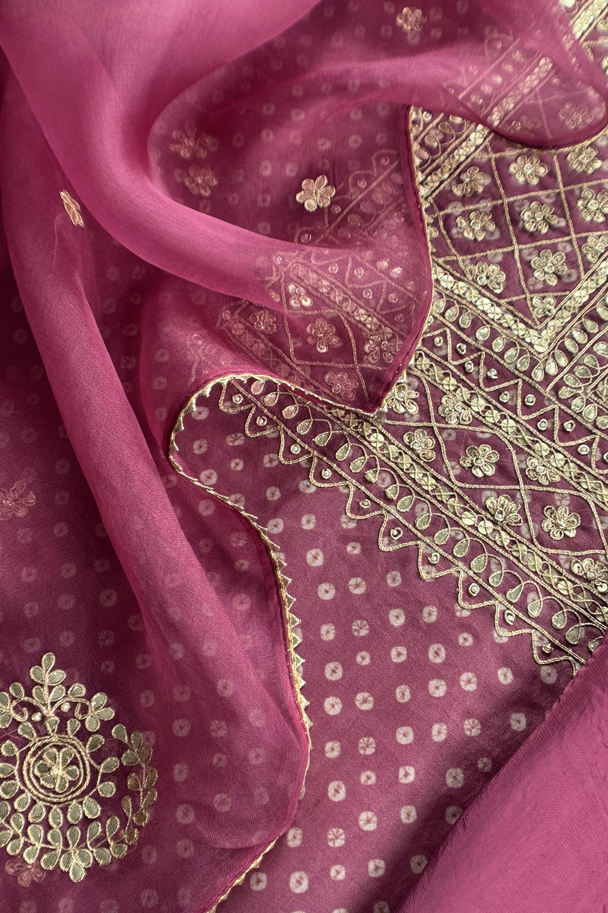 Buy organza unstitched suit

