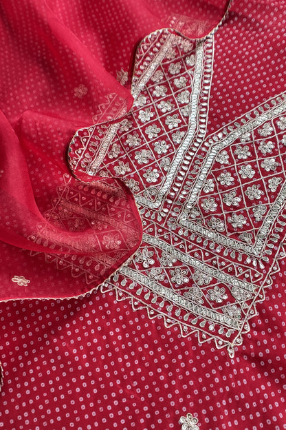 Buy organza unstitched suit

