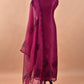 festive wear premium organza silk suit

