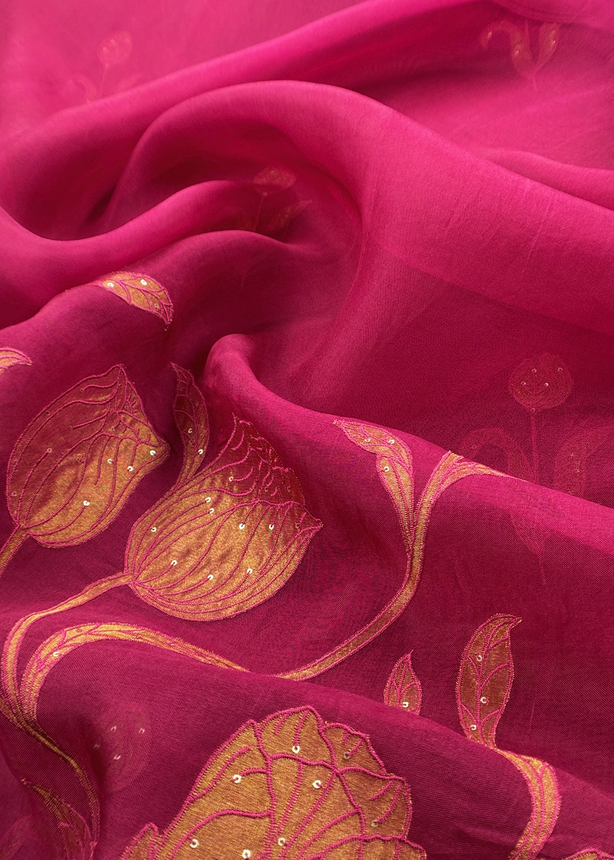 Premium quality organza unstitched suit with dupatta

