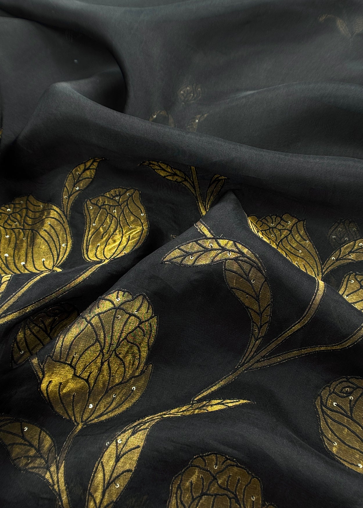 Premium quality organza unstitched suit with dupatta

