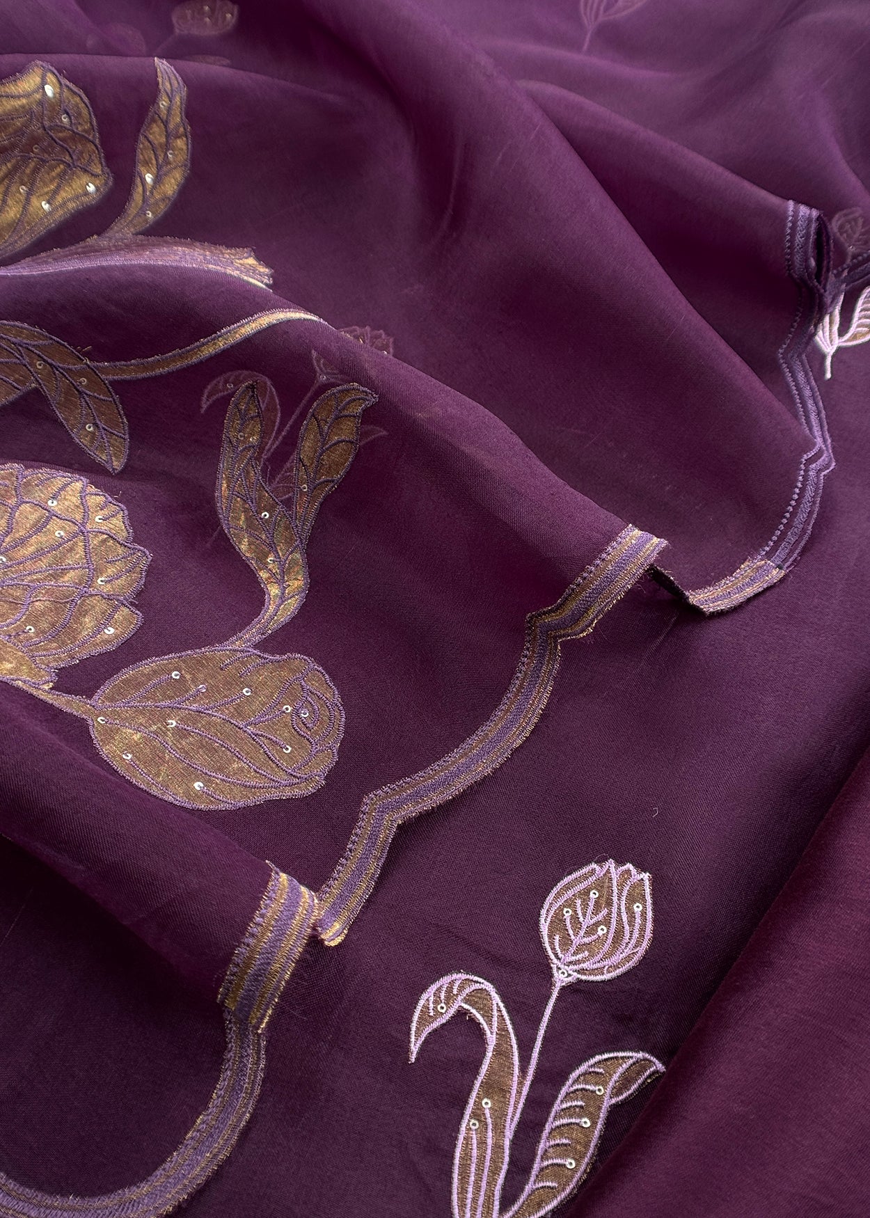 Indian traditional wear organza fabric

