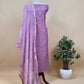 Pink Banarasi Chanderi Handloom Suit Set With Shibori Dupatta