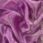 Purple Handloom Silk Suit With Zardosi Handwork