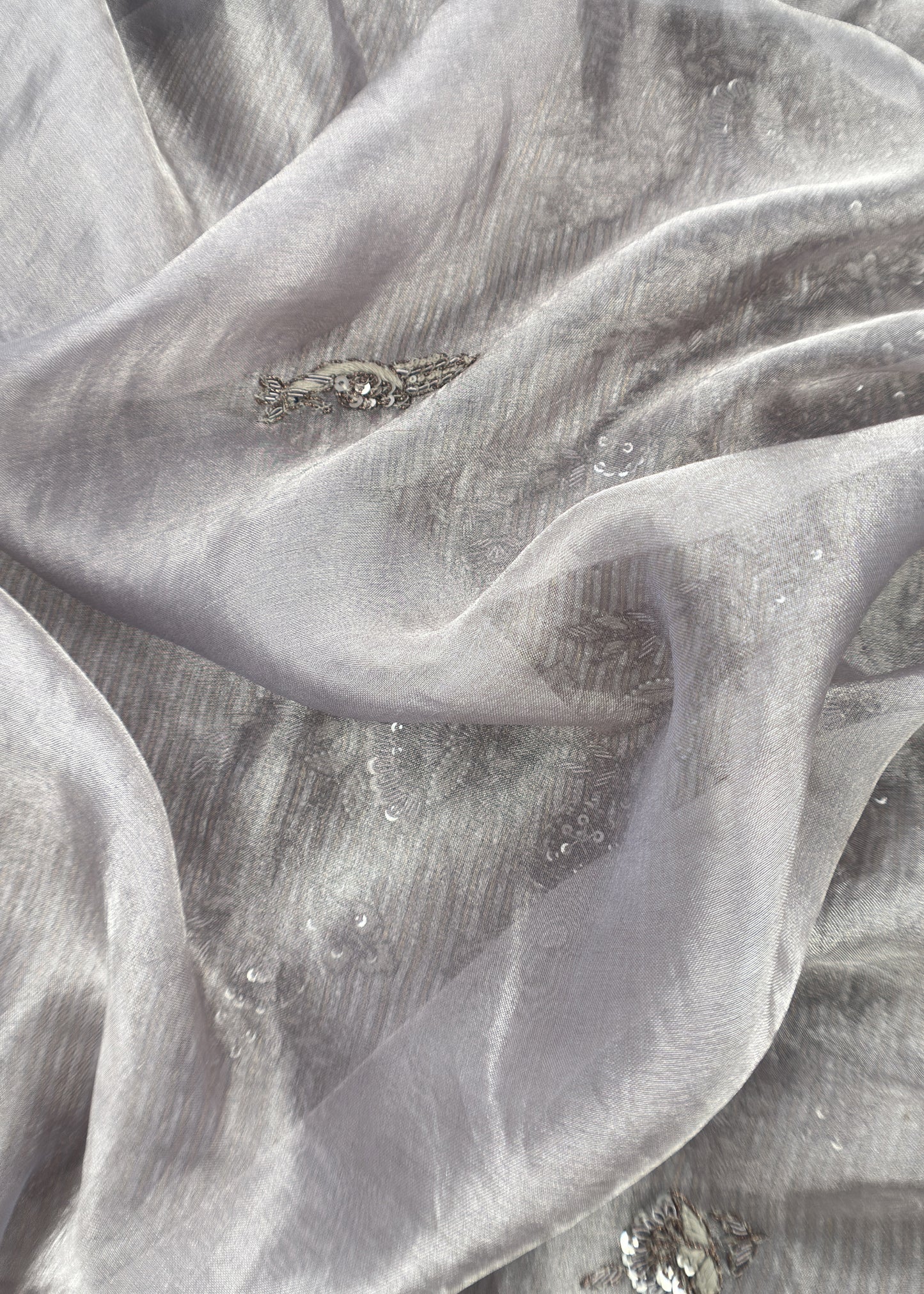 Bridesmaid Edit Brocade Varanasi Tissue Silk Suit Fabric With Handwork