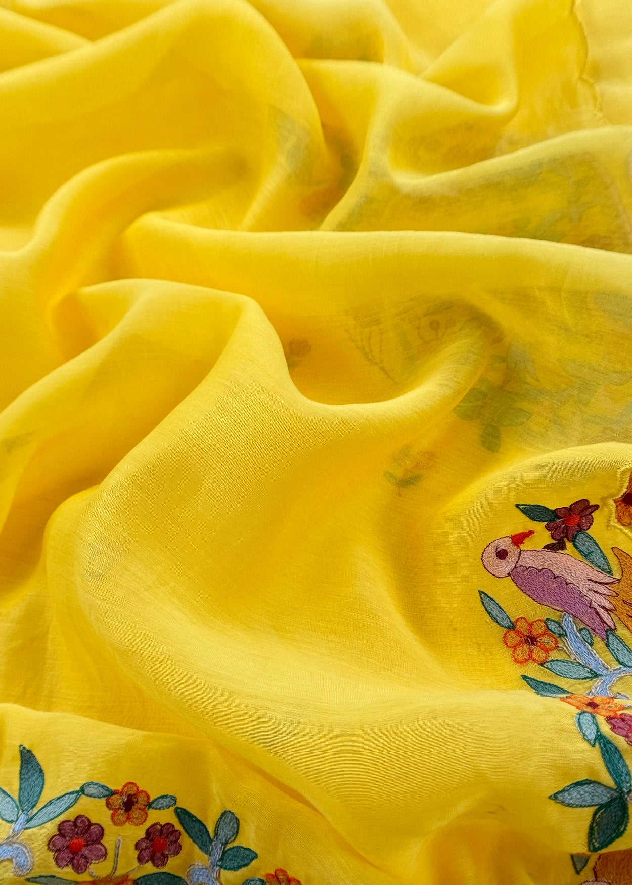 mulmul unstitched suit with dupatta

