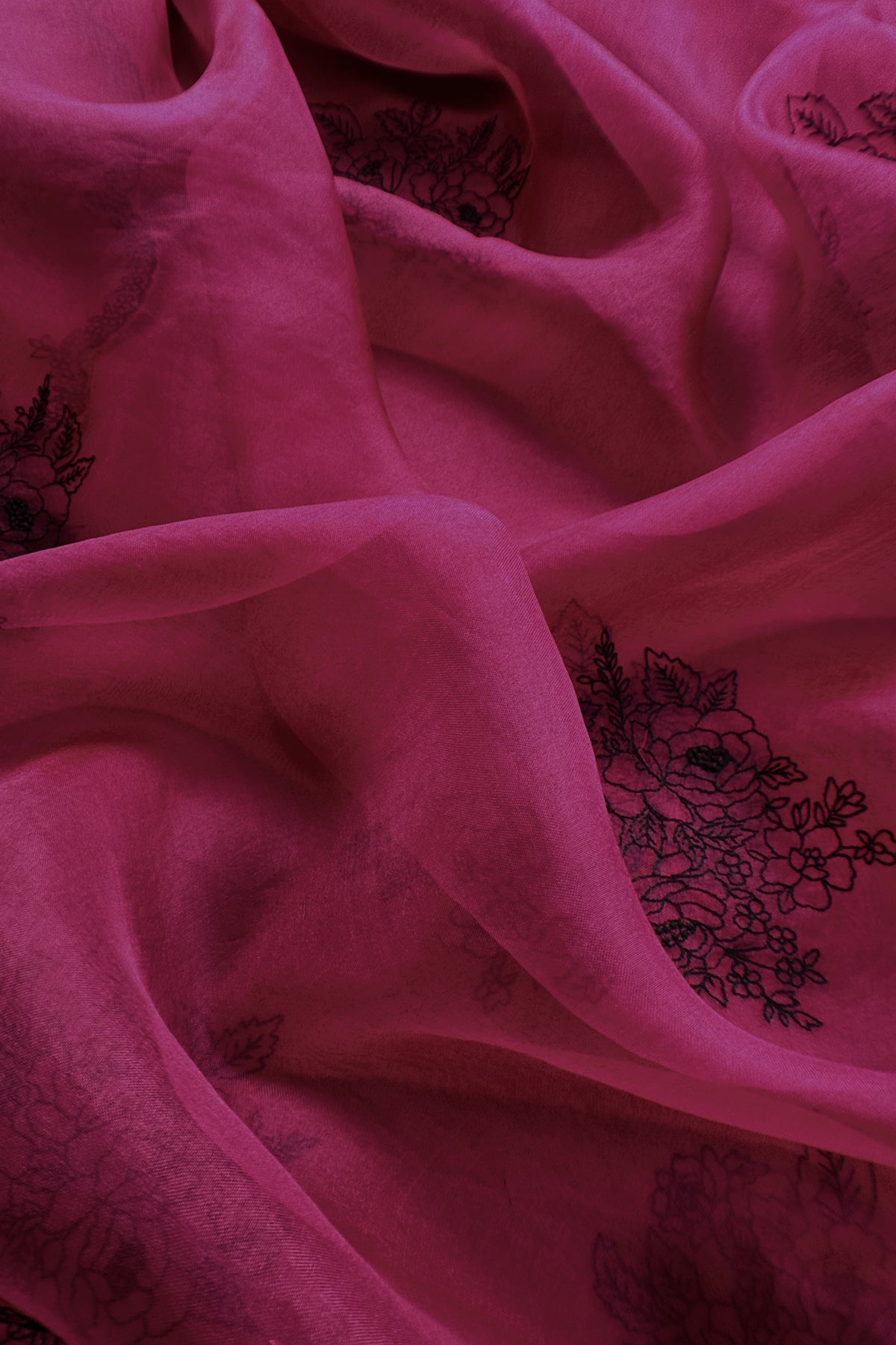 Premium quality organza unstitched suit with dupatta

