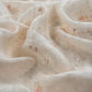 Ivory Pure Linen Silk Suit With Resham Thread Floral Jaal Embroidery