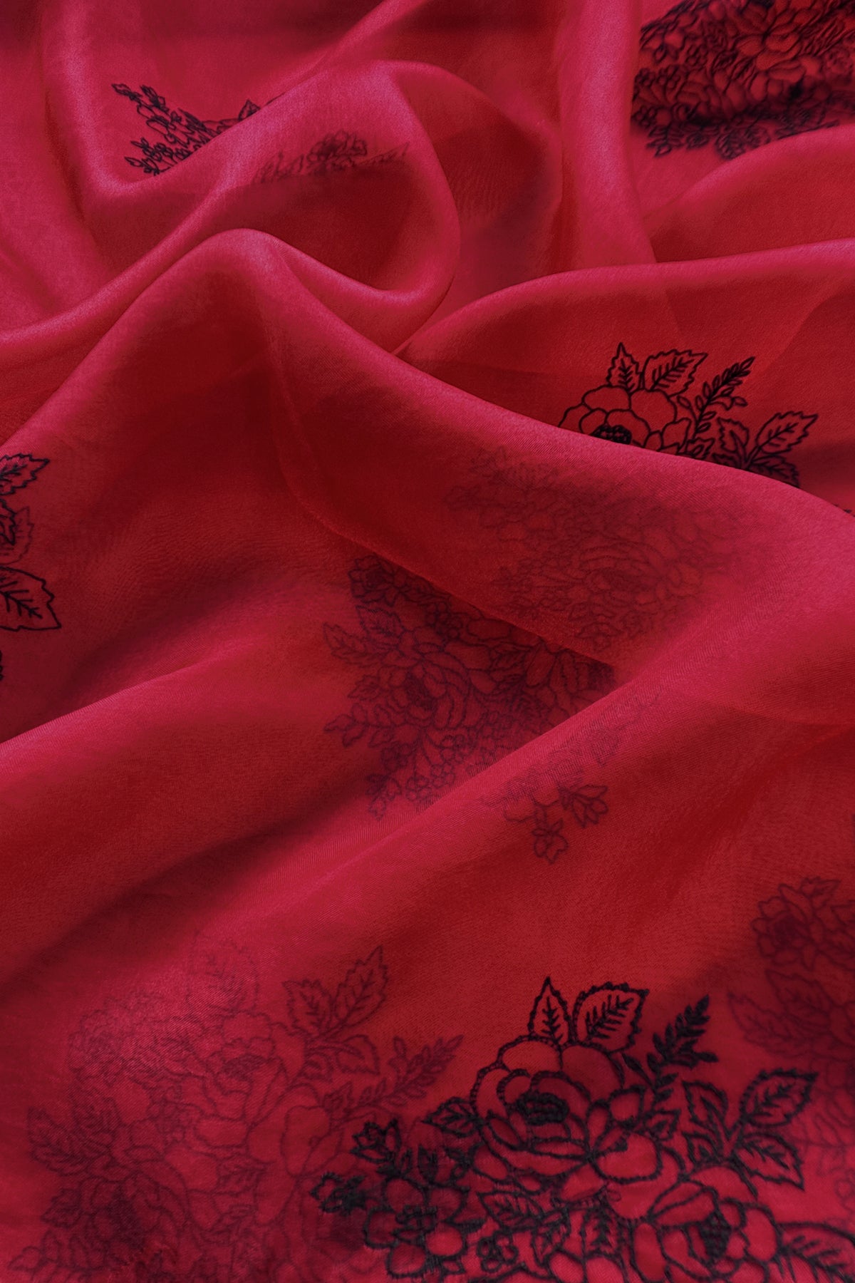 Indian traditional wear organza fabric

