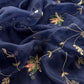 Luxury kora silk suit with hand embroidery work

