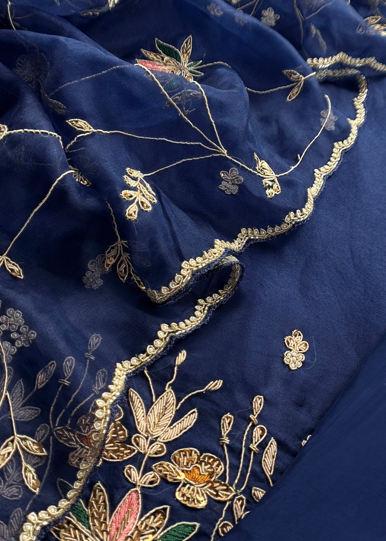 Indian ethnic wear kora silk suits for women

