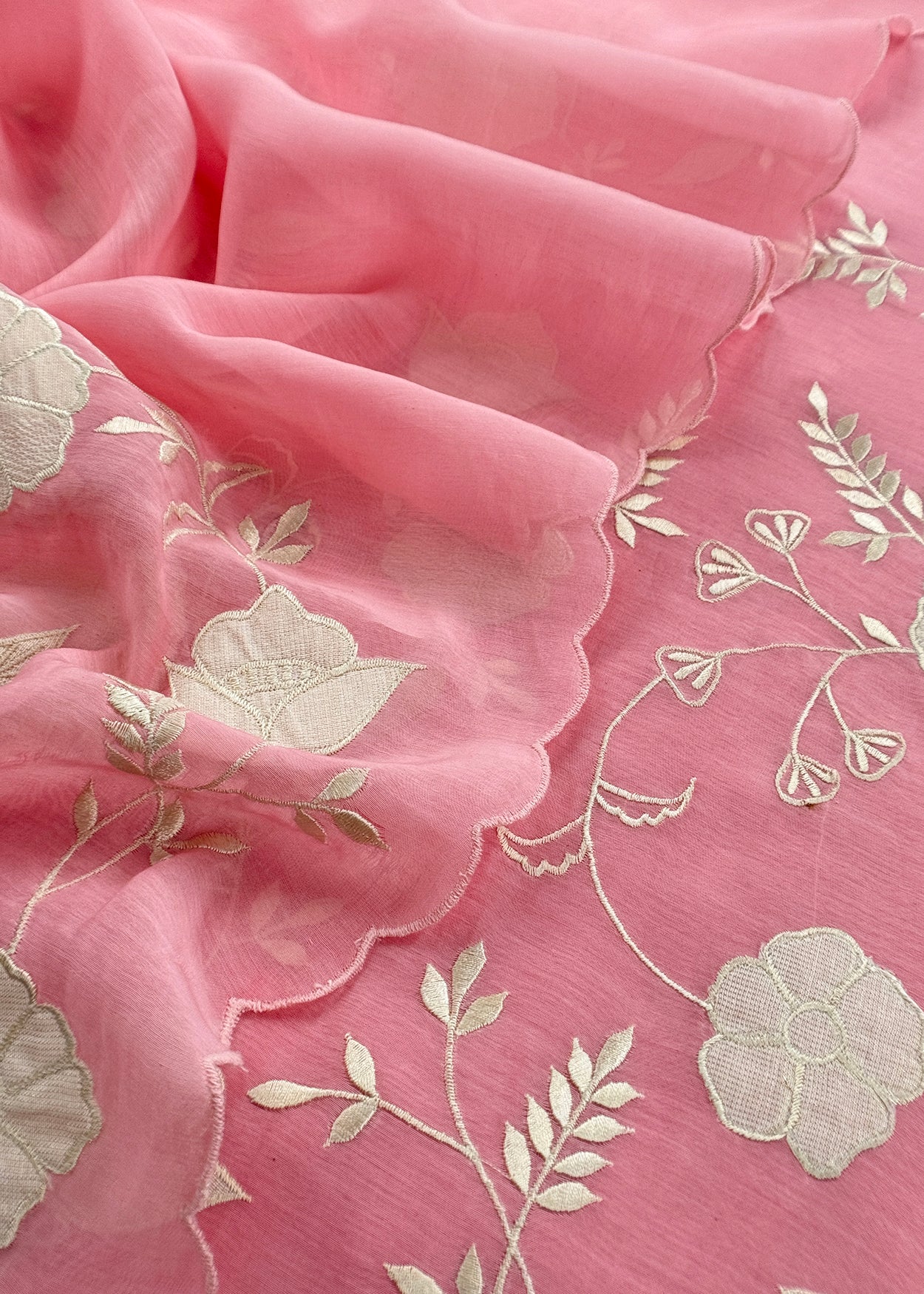 Premium quality mulmul unstitched suit with dupatta

