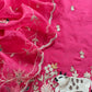 Premium quality kora silk unstitched suit with dupatta

