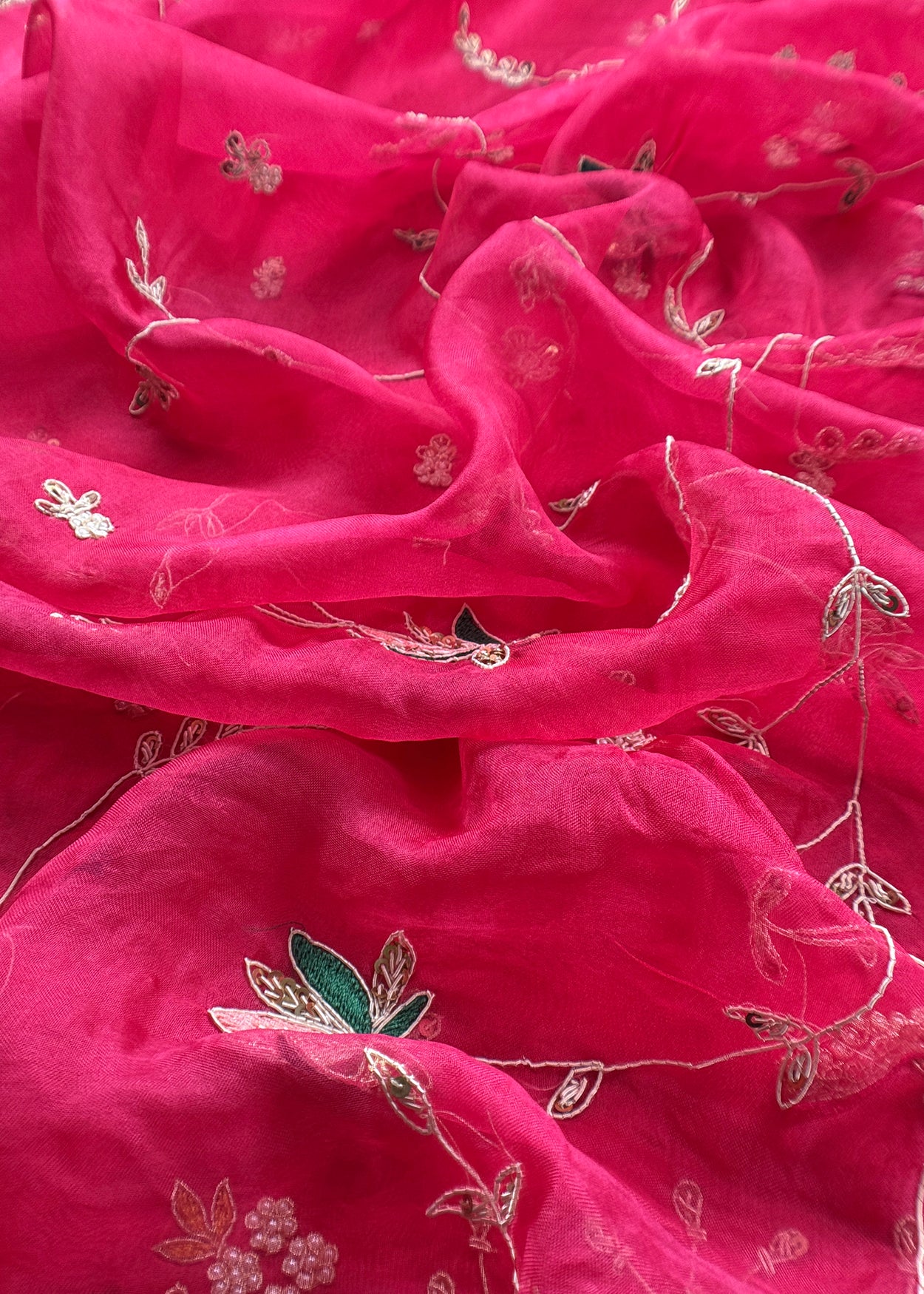 Kora silk suit for the trousseau collection


