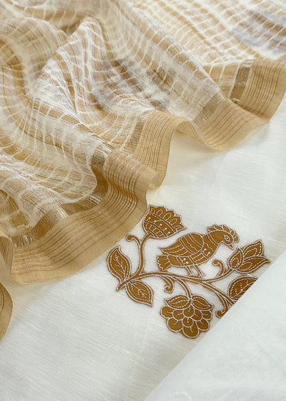 Indian ethnic wear linen suits for women

