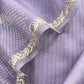 Purple Pure Organza Silk Suit With Bandhani Print Dupatta