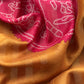 Bronze Orange Maheshwari Silk Suit With Traditional Bandhej Patola Print Dupatta
