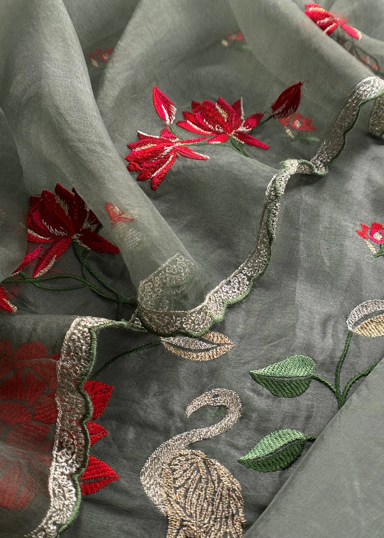Festive celebration kora silk suit at the best price


