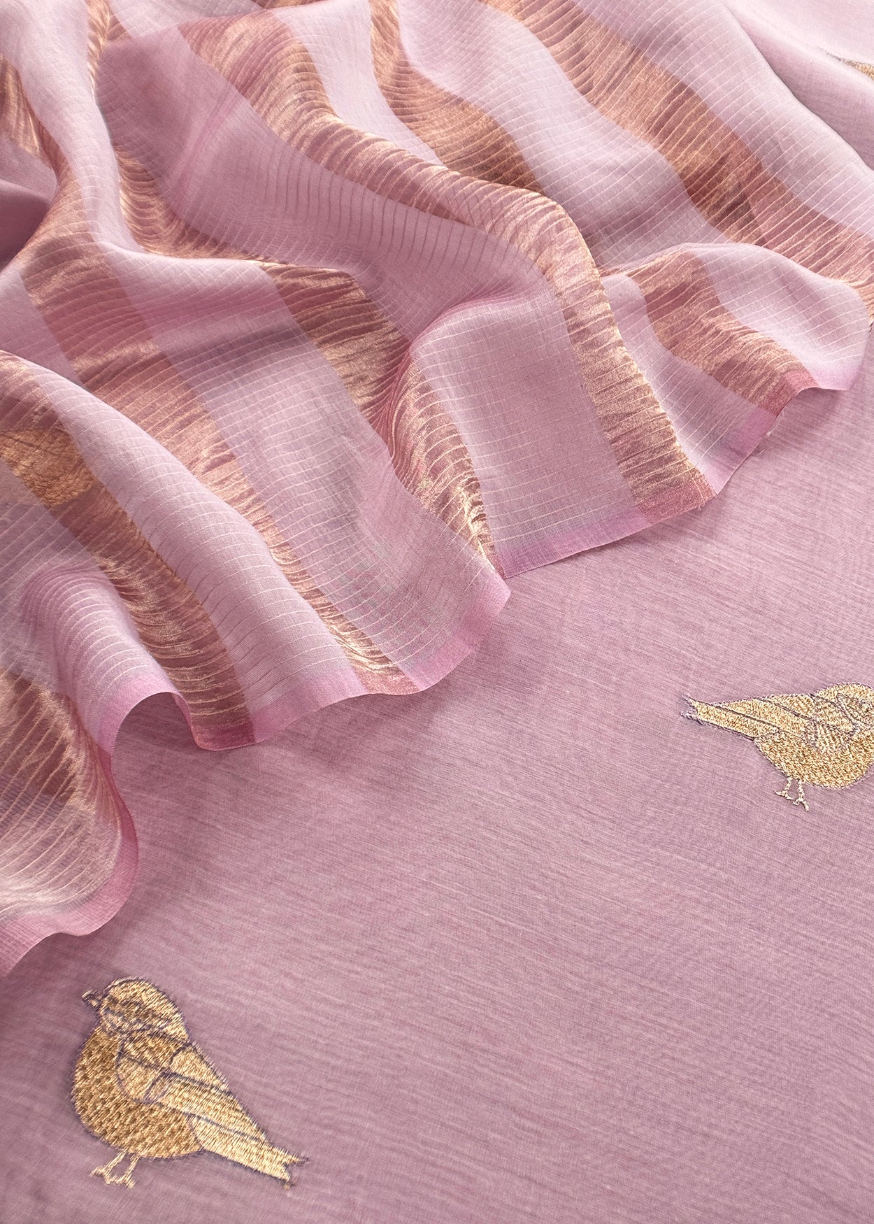 mulmul unstitched suit with dupatta


