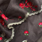 Pure handloom kora silk suit with resham embroidery

