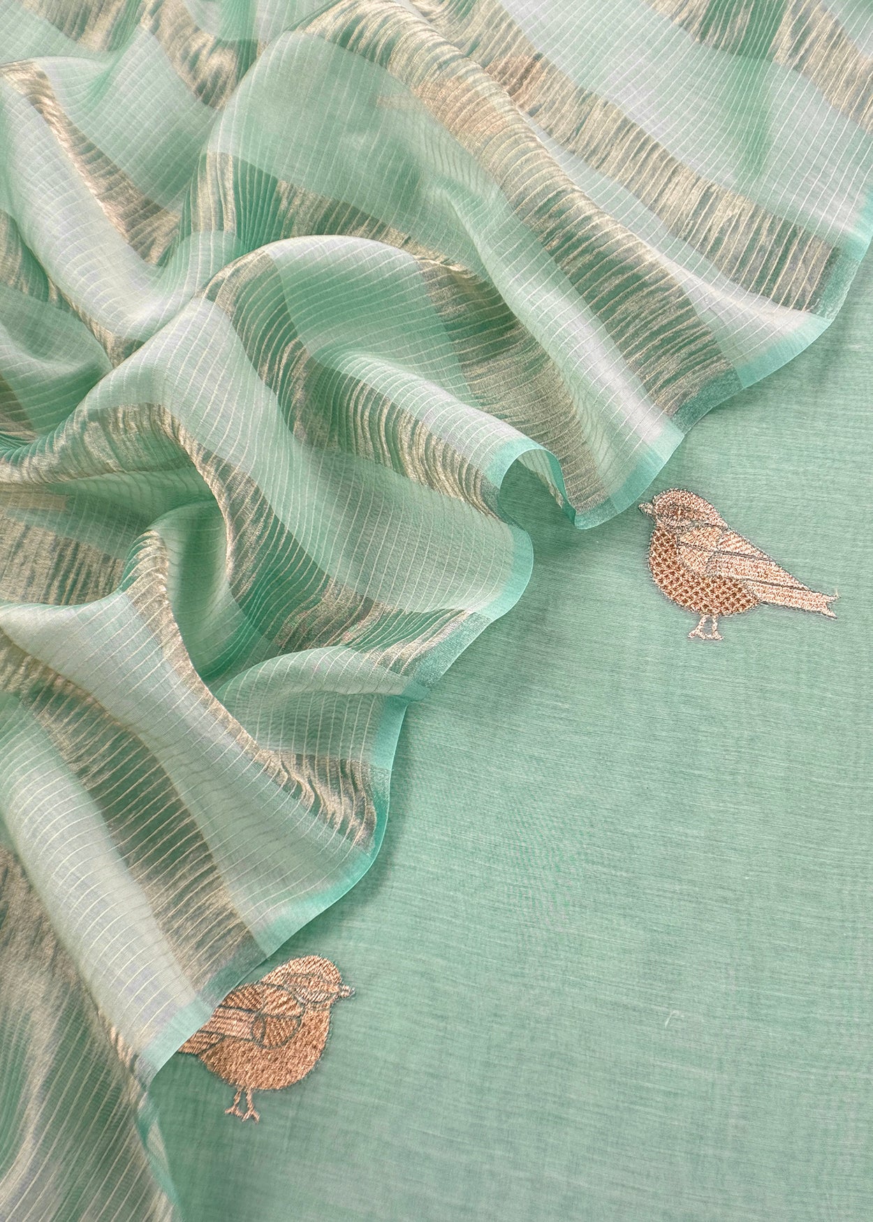 mulmul unstitched suit with dupatta

