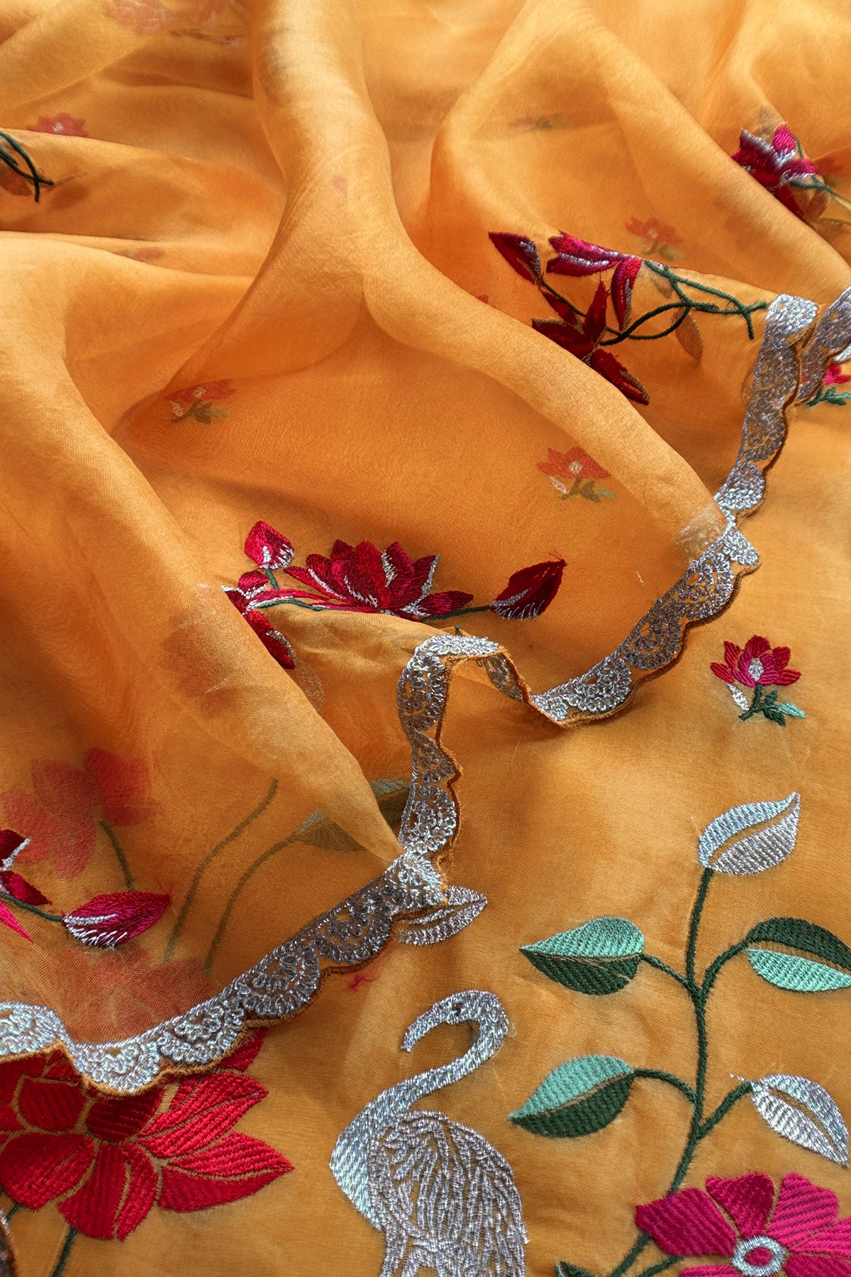 Indian ethnic wear kora silk suits for women

