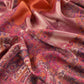 Pink Premium Kani Silk Unstitched Suit With Dupatta