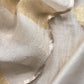 Off White Handloom Banarasi Unstitched Suit In Kora Tissue Silk