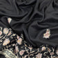 Jet Black Pure Merino wool with Beautiful Aari Embroidery