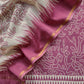 Pink Pure Maheshwari Silk Suit Fabric With Bandhani Dupatta