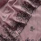 Stone Brown Mul Chanderi Suit With Embroidery