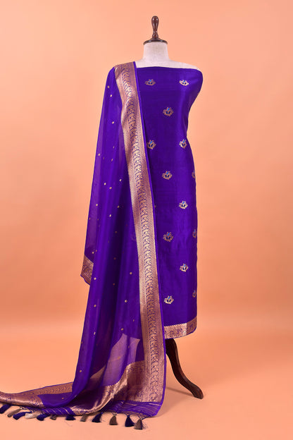 Shop designer kora silk suit for party and wedding celebration

