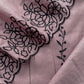 Stone Brown Mul Chanderi Suit With Embroidery