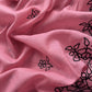 Punch Pink Mul Chanderi Suit With Embroidery