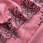 Punch Pink Mul Chanderi Suit With Embroidery