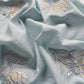 Powder Blue Mul Cotton Suit With Lotus Appliqué Work
