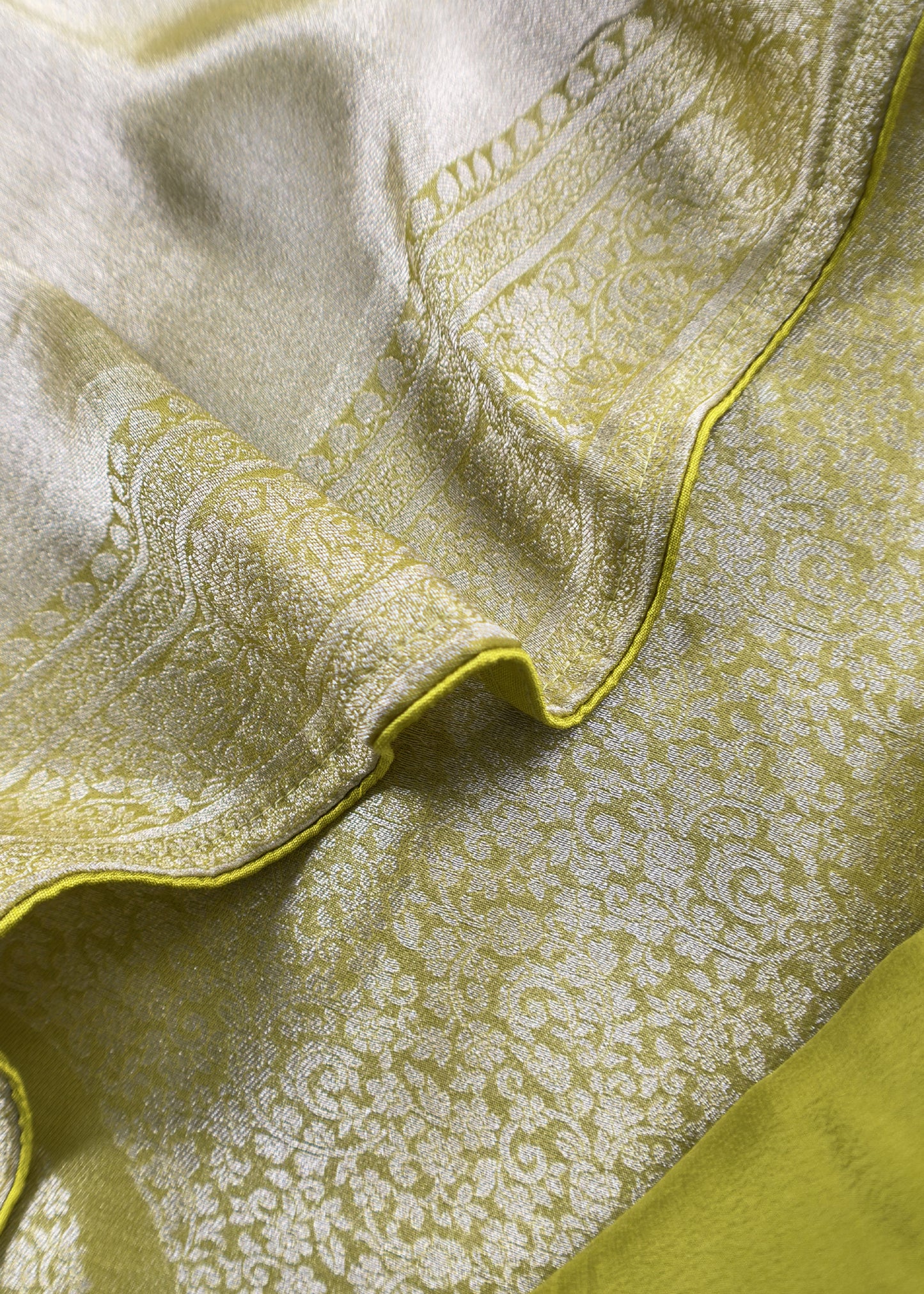 Indian Traditional Wear Brocade Organza Fabric

