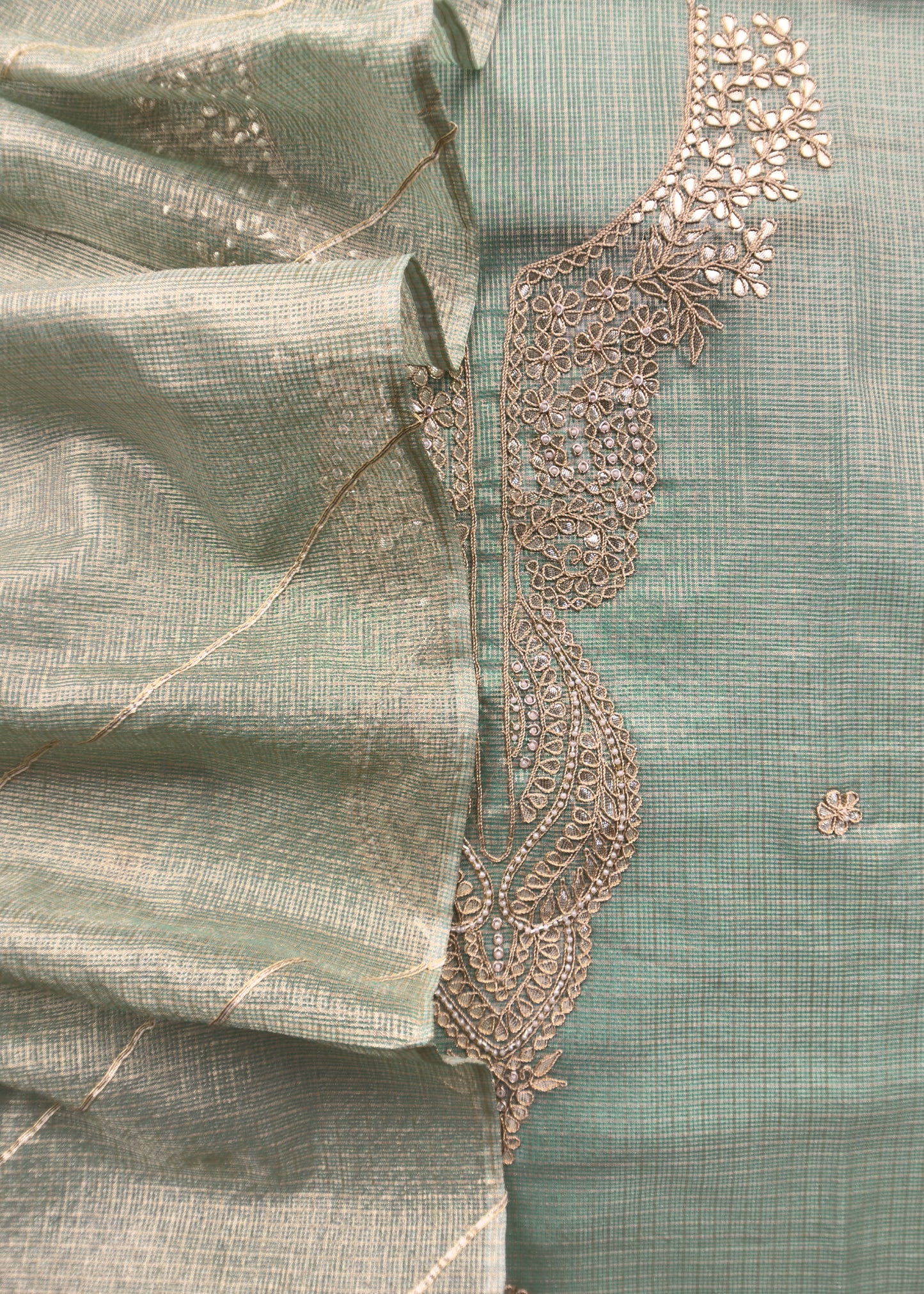 Buy wedding wear suit in tissue fabric

