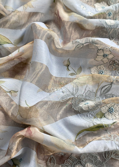 Buy wedding wear suit in Chanderi fabric

