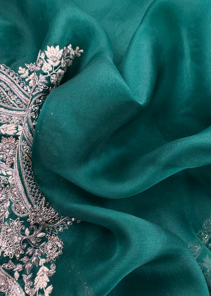 Indian ethnic wear rawsilk suit for bridal wear

