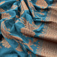 Steel Blue Georgette Silk Suit Fabric With Zari Weaving