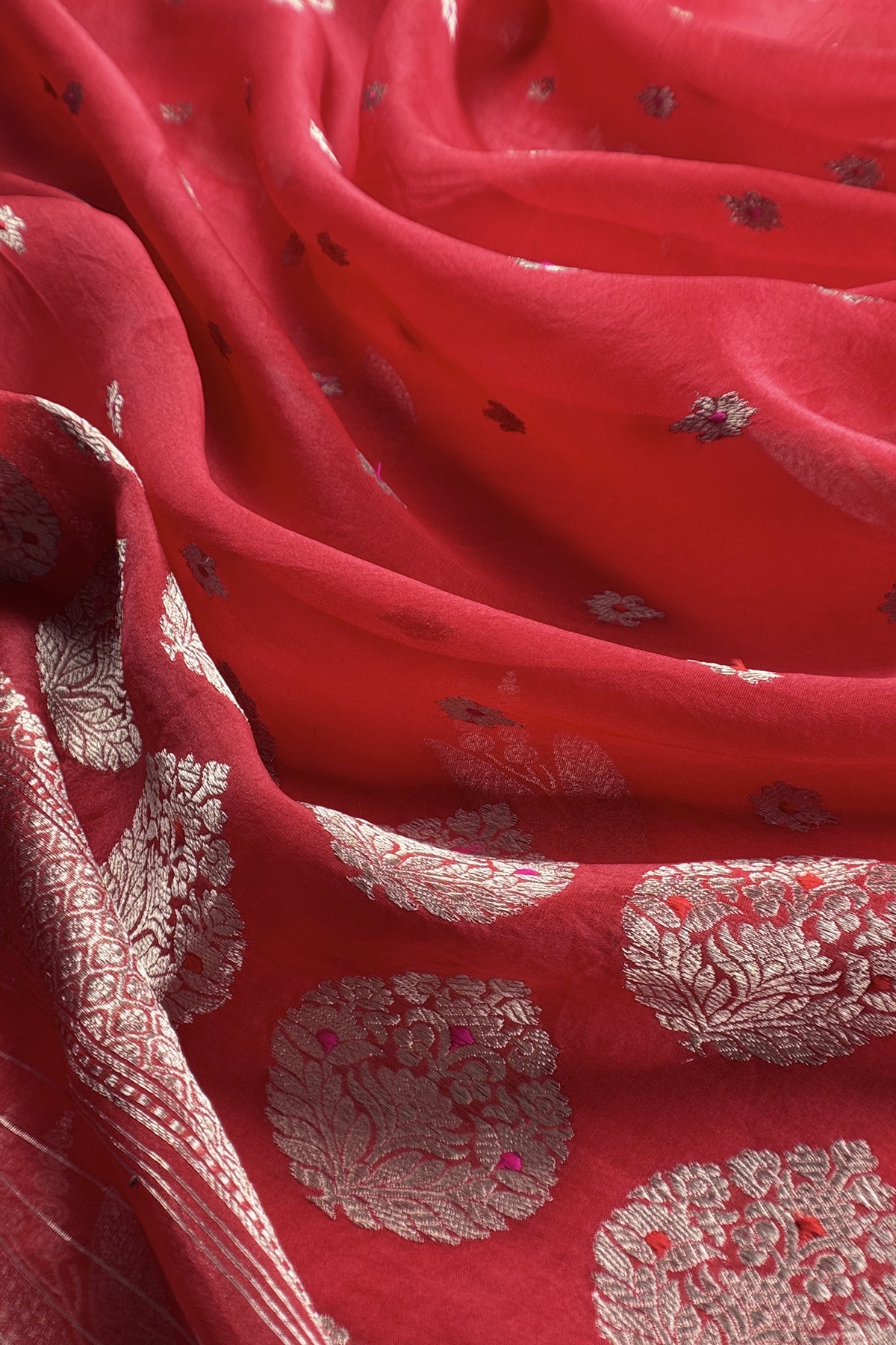 Indian ethnic wear kora silk suits for women

