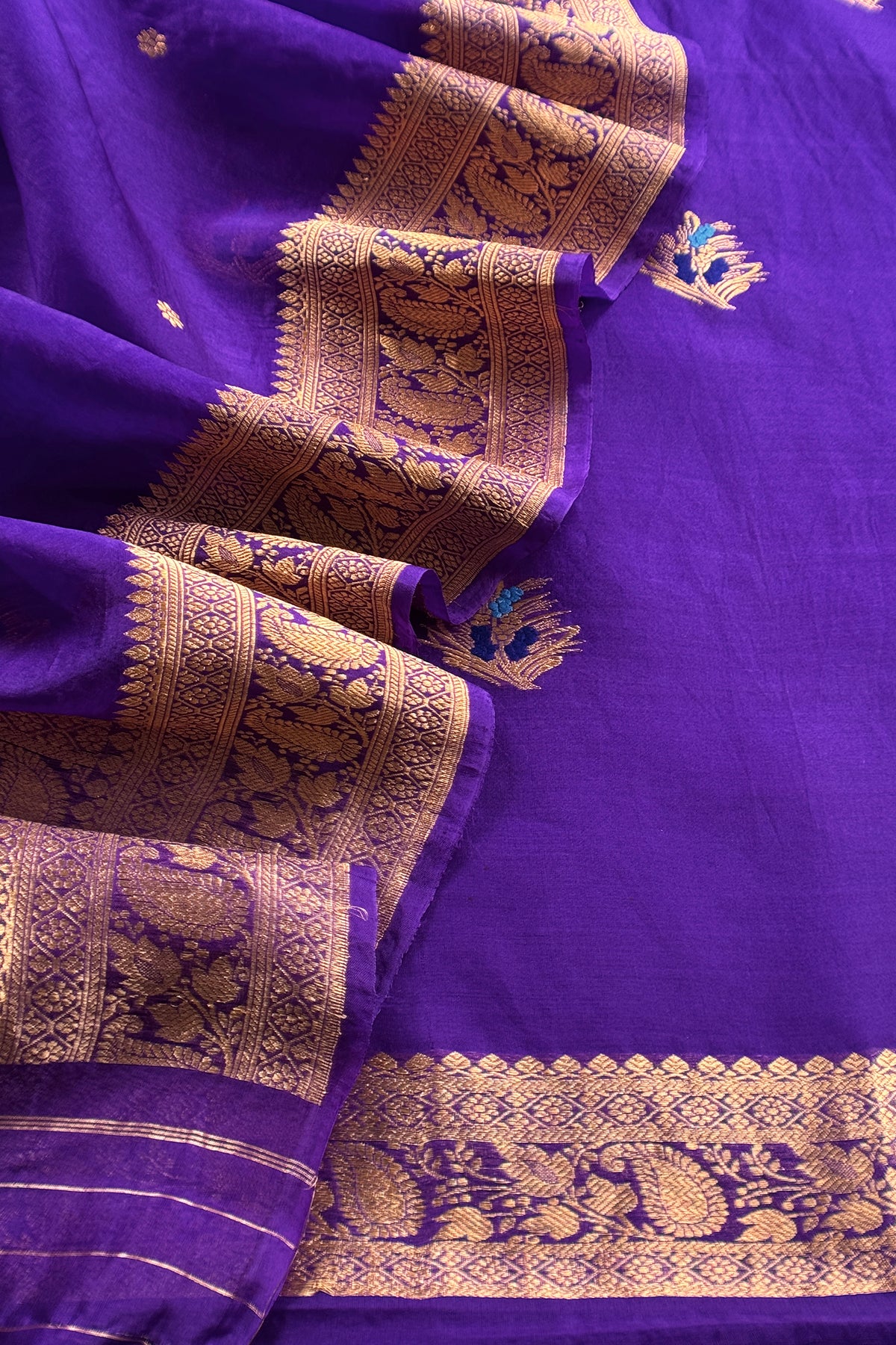 Premium quality kora silk unstitched suit with dupatta

