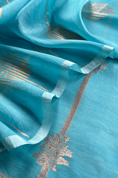 Festive celebration kora silk suit at the best price


