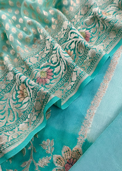 Georgette khaddi suit online at best price

