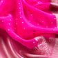 Pink Kadhwa Weaves Banarasi Silk Suit Fabric