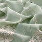 Mint Green Pure Mul Cotton Suit Beautiful Floral Embroidery