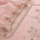 Mulmul suit set with resham embroidery

